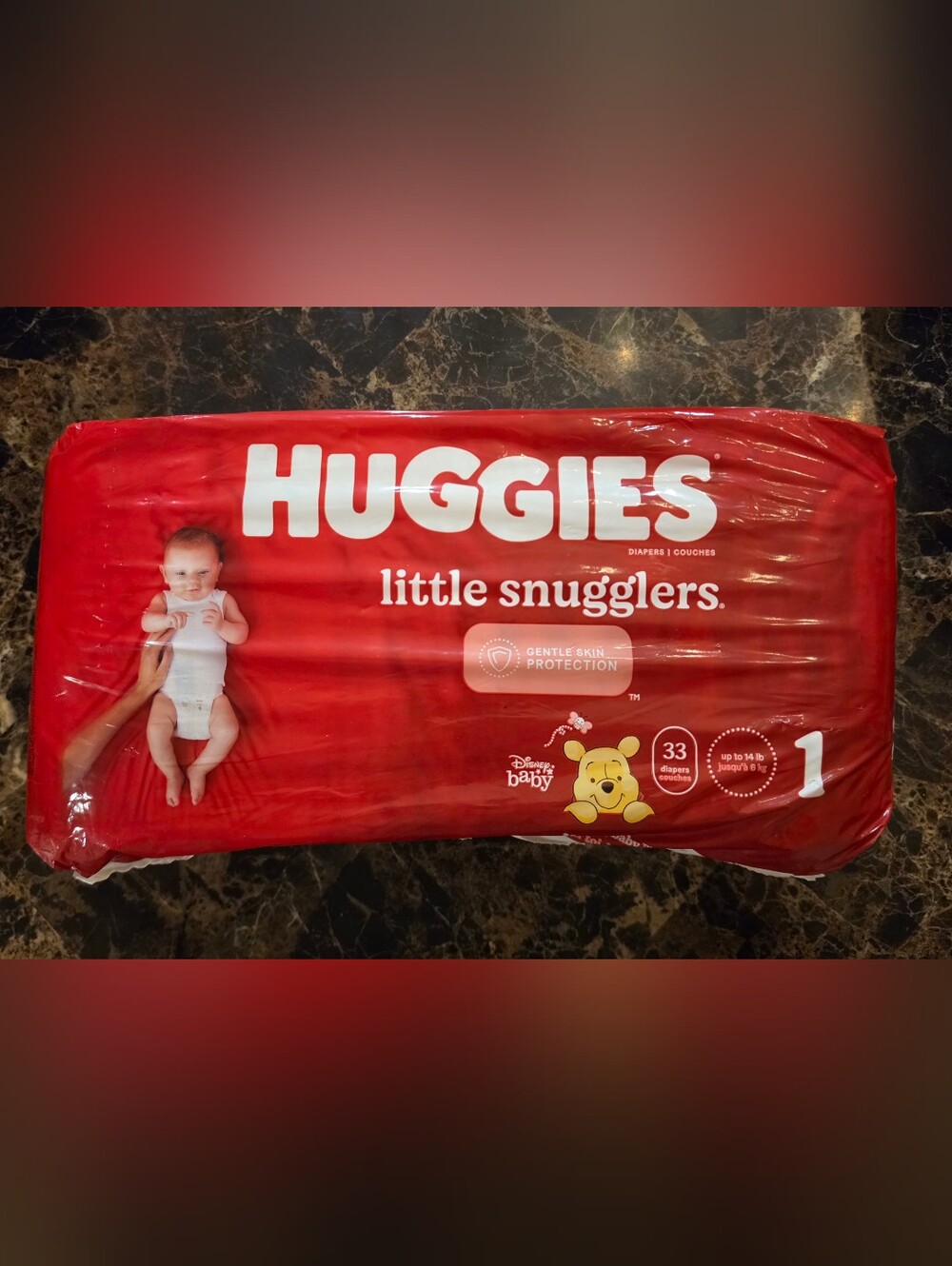 NWT Little Snugglers Diapers - 33 Count (Size: 1)